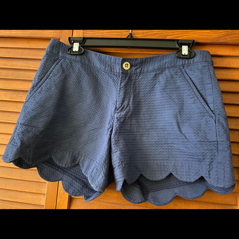 Lily Pulitzer Navy Buttercup Shorts Size 4